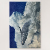 walvis en wolken legpuzzel (Verticaal)
