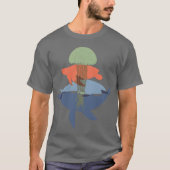 Walvis en zijn vrienden Dolphinurtle en vriend T-shirt (Voorkant)