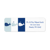 walvis etiket (Voorkant)