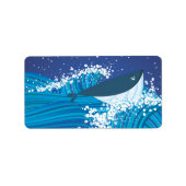 walvis etiket (Voorkant)