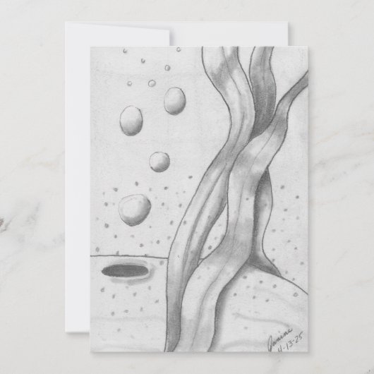 walvis feestdagenkaart (Voorkant)