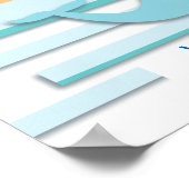 Walvis | Gastenboek voor babyshower Print (Hoek)