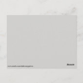 Walvis geometrisch patroon briefkaart (Achterkant)