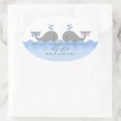 Walvis Geslacht Onthulling Stickers (Tas)