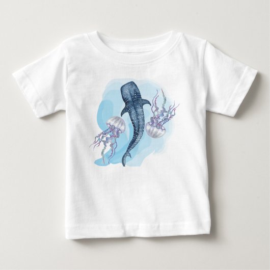 Walvis Haai. Aquarel (Voorkant)