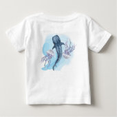 Walvis Haai. Aquarel (Achterkant)