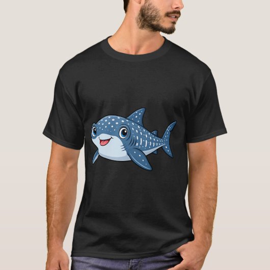 Walvis Haai Cartoon T-shirt (Voorkant)