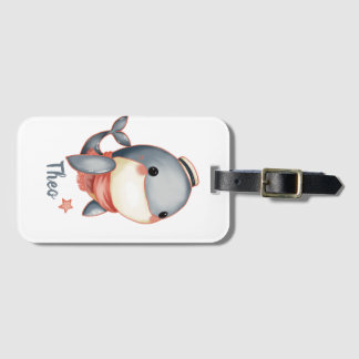 Walvis Hallo Daar! Bagagelabel