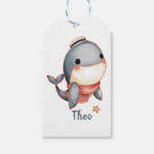 Walvis Hallo Daar! Cadeaulabel (Voorkant)