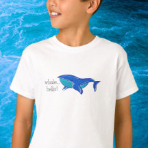 Walvis Hallo / Schattige Blauwe Walvis Kust