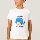 Walvis hoi daar, kinder basis T-shirt (Voorkant)
