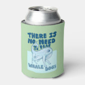 Walvis Hond grappig wezen Blikjeskoeler (Blikje Voorkant)
