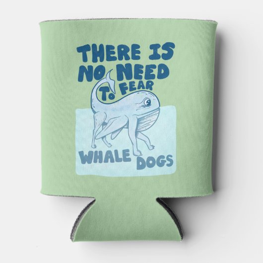 Walvis Hond grappig wezen Blikjeskoeler (Voorkant)