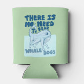 Walvis Hond grappig wezen Blikjeskoeler (Achterkant)