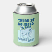 Walvis Hond grappig wezen Blikjeskoeler (Blikje Achterkant)