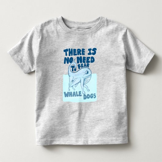 Walvis Hond grappig wezen Kinder Shirts (Voorkant)