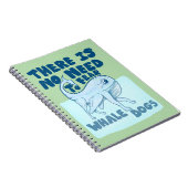 Walvis Hond grappig wezen Notitieboek (Rechterzijde)