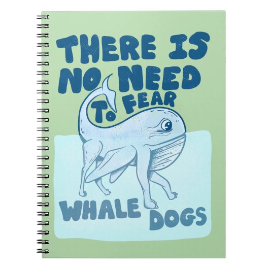 Walvis Hond grappig wezen Notitieboek (Voorkant)