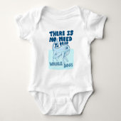 Walvis Hond grappig wezen Romper (Voorkant)