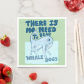 Walvis Hond grappig wezen Servet (Insitu)