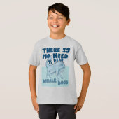 Walvis Hond grappig wezen T-shirt (Voorkant volledig)