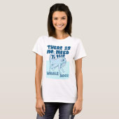 Walvis Hond grappig wezen T-shirt (Voorkant volledig)