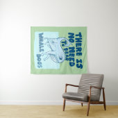 Walvis Hond grappig wezen Wandkleed (In Situ (horizontaal))