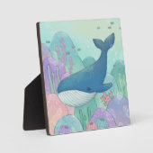 Walvis Illustratie Fotoplaat (Voorkant)