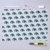 Walvis in de oceaan Weefselpapier Tissuepapier (Craft)