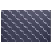 walvis in het diepblauw stof (Yard (91,4 cm))