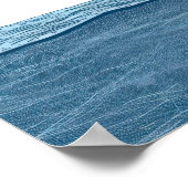 Walvis in kleine oceaan poster (Hoek)