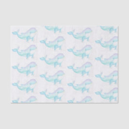 Walvis in pastel tissuepapier