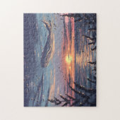 walvis in wolken legpuzzel (Verticaal)