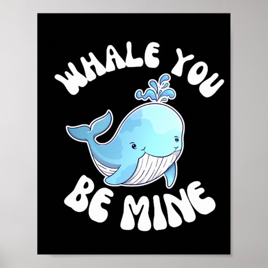 Walvis Je bent mijn Poster (Voorkant)