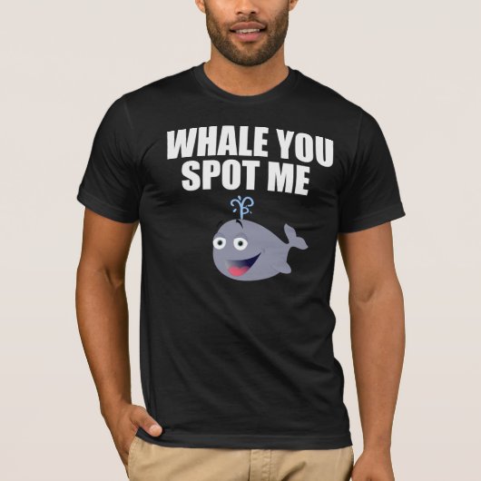 Walvis, je ziet me t-shirt (Voorkant)