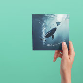 Walvis, jij bent mijn valentijn feestdagenkaart