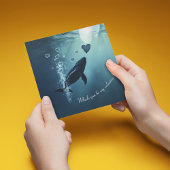 Walvis, jij bent mijn valentijn feestdagenkaart