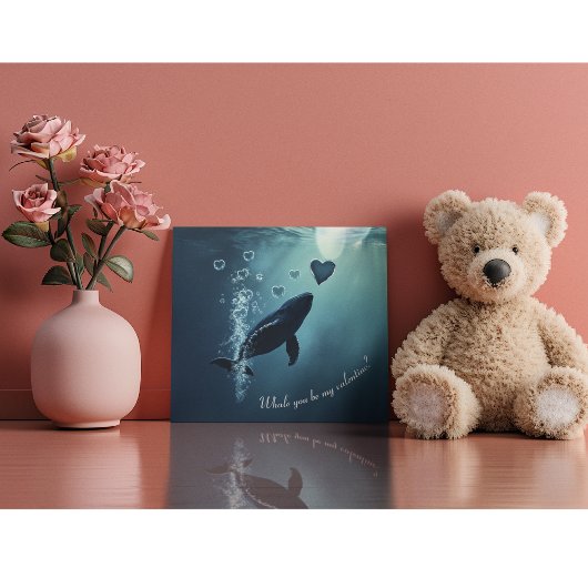 Walvis, jij bent mijn valentijn feestdagenkaart