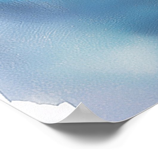 Walvis: kasteel in de lucht poster (Hoek)