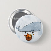 walvis katten ronde button 5,7 cm (Voorkant /achterkant)