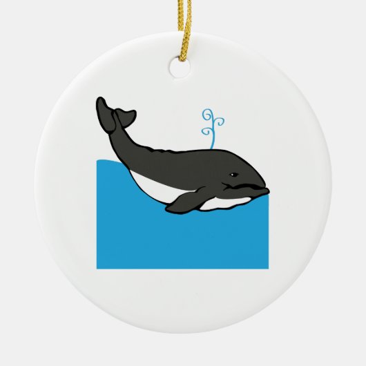 walvis keramisch ornament (Voorkant)