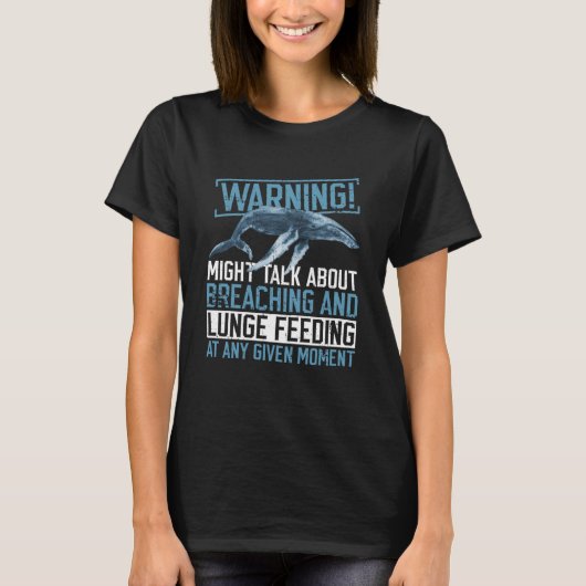 Walvis kijken en walvis t-shirt (Voorkant)