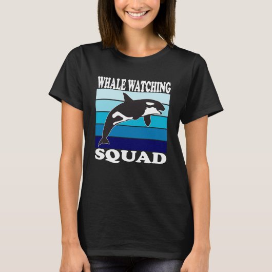 Walvis kijken Squad T-shirt (Voorkant)