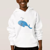 walvis - Kinderen Pullover Hoodie (Voorkant)