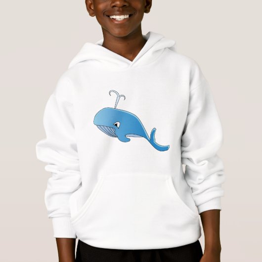 walvis - Kinderen Pullover Hoodie (Voorkant)