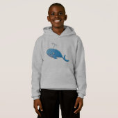walvis - Kinderen Pullover Hoodie (Voorkant volledig)
