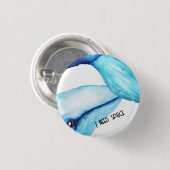Walvis Knop Ronde Button 3,2 Cm (Voorkant /achterkant)