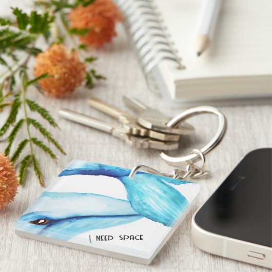 Walvis Knop Sleutelhanger (Voorkant Rechts)