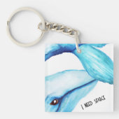 Walvis Knop Sleutelhanger (voorkant)
