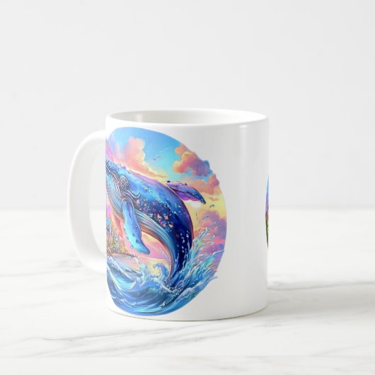 Walvis Koffiemok (Voorkant links)